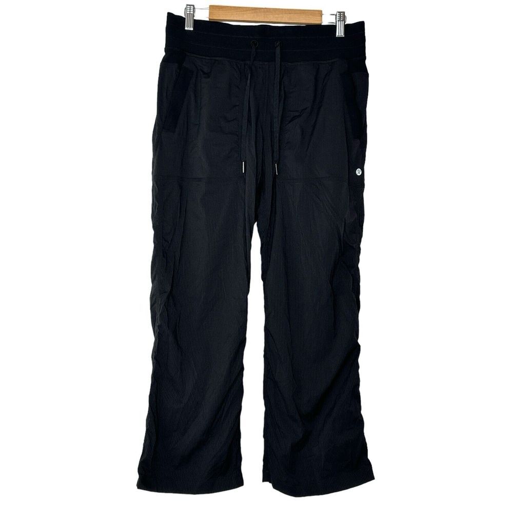 lululemon athletica Black Wide-Leg Drawstring Pants